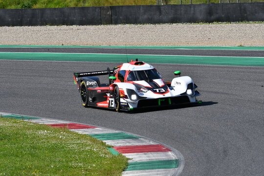 Scarperia, Italy - April 25th 2025: Nova NP02 Prototype in action during Ultimate Cup Series at Mugello Circuit in Italy.