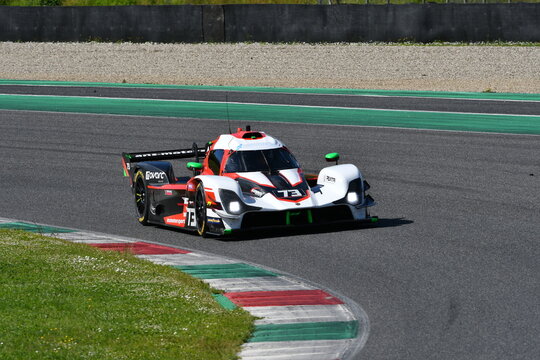 Scarperia, Italy - April 25th 2025: Nova NP02 Prototype in action during Ultimate Cup Series at Mugello Circuit in Italy.