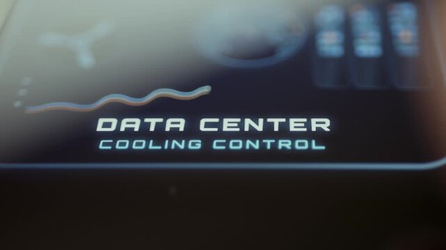 data center cooling control title dashboard