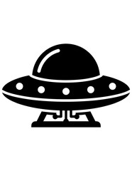 UFO Flying Saucer Vector Illustration © Afif