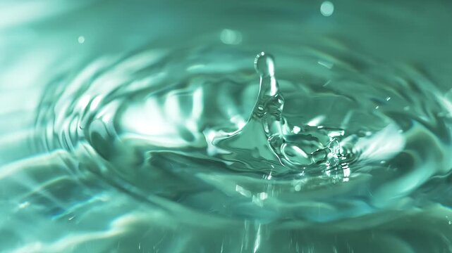 Drop by Drop. Drops of water fall hard on the water surface creating splashes and splashes