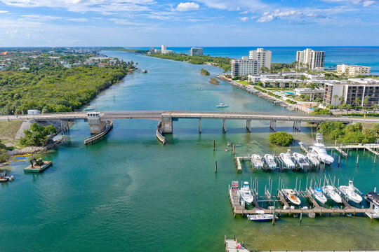 aerial view of Cato's Bridge over the Intracoastal