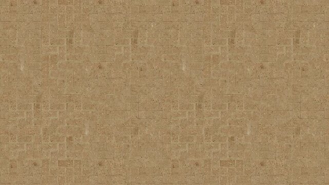 Abstract Beige Paving Stone Texture Forms Seamless Loop