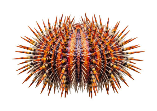 Vibrant spiny urchin png Sharp sea urchin cutout Orange spiny urchin png Exotic marine urchin cutout Detailed sea urchin png Macro spiny isolated transparent background image