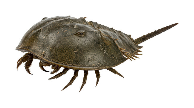 Large horseshoe crab png Brown horseshoe crab cutout Marine horseshoe crab png Ancient horseshoe crab cutout Wildlife horseshoe crab png isolated transparent background image