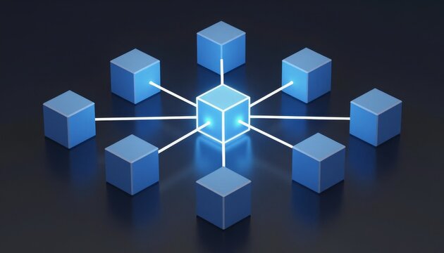 Centralized Blockchain Network Node Concept