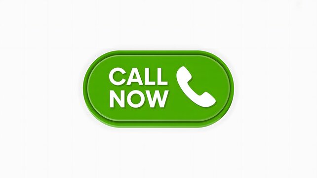 Green call now button with phone icon
