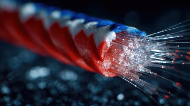 Macro Close Up of Toothbrush Bristles with Toothpaste for Daily Oral Hygiene