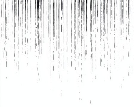 Abstract vertical lines pattern with varying density isolated on white background