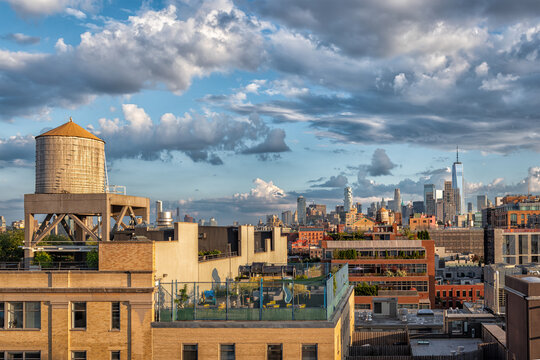 New York City in a Late Afternoon  Summer Sun