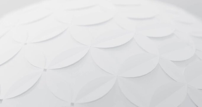 White abstract layered paper background looping video