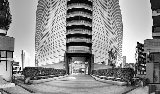 Modern buildings at Porta Nuova in Milan, Lombardy, Italy. Gae Aulenti square