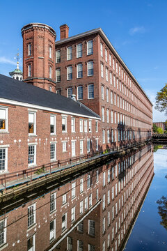 visit of the industry museum Boott cotton mills in Lowell, USA
