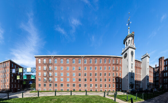 visit of the industry museum Boott cotton mills in Lowell, USA