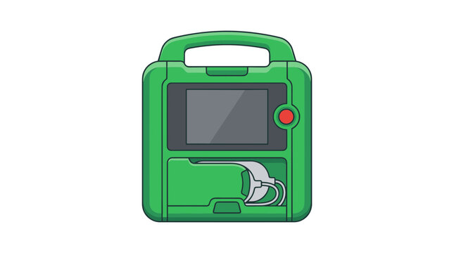 Automated external defibrillator icon