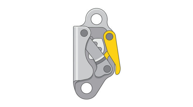 Climbing ascender device for rope access and mountaineering