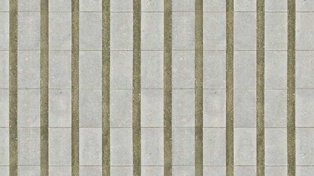 Clean gray paving stone pattern creates a seamless loop background texture.