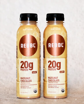 REBBL Organic Protein Drink, Hazelnut Chocolate