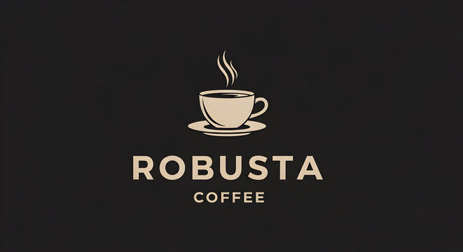 Simple Logo Design for Robusta Coffee Brand