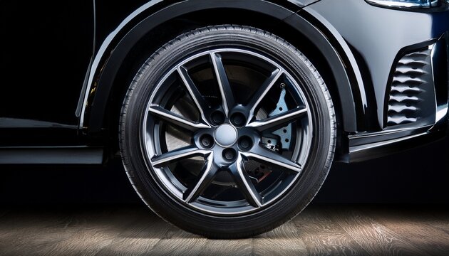 black alloy wheels