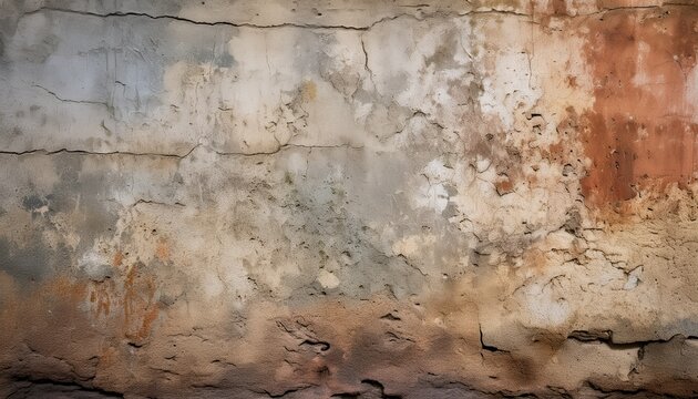 close up of a weathered concrete wall with texture and subtle color variations suitable for industrial design and background use in projects