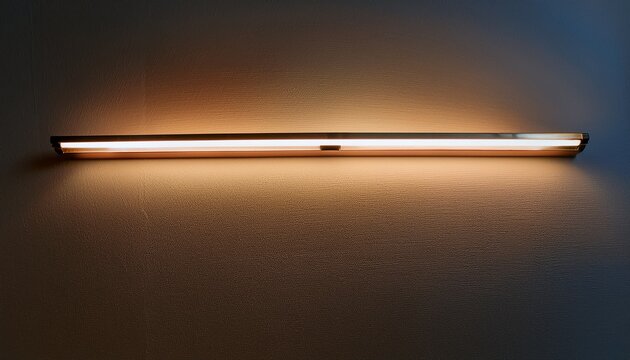 modern linear wall light fixture with dual led bars