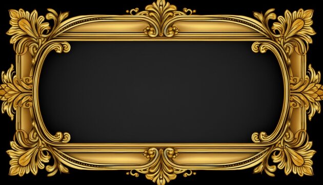 gold border with frame