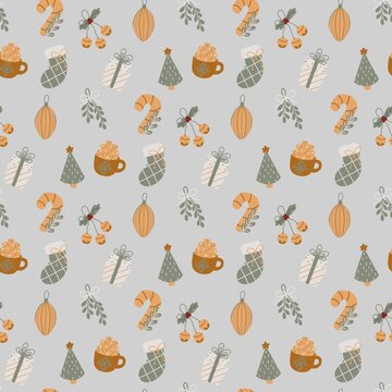 Christmas seamless pattern