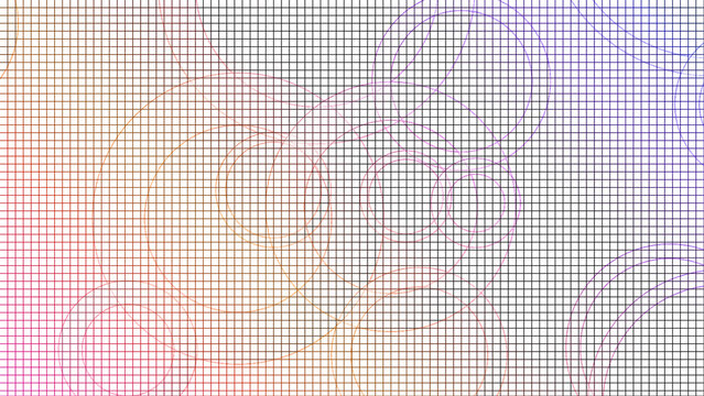 Crossword puzzle grid with pink highlighted words