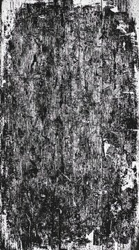 Close-up of Weathered Black Wooden Surface with Texture.