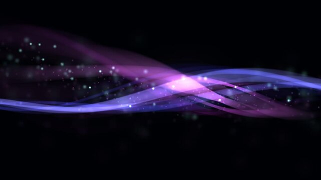 A mesmerizing, ethereal video clip unfolds against an inky black backdrop, showcasing dynamic