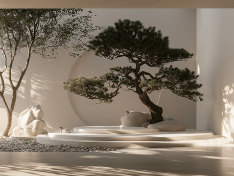 bonsai tree in a vase