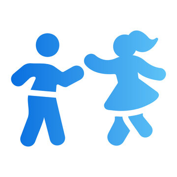Dance performance Line Gradient Icon