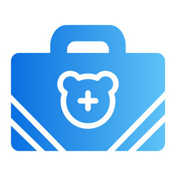 First aid kit Line Gradient Icon