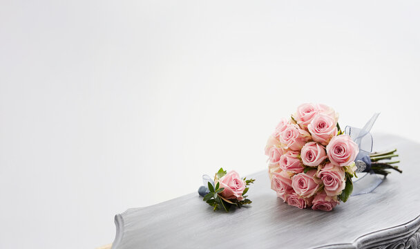 A bouquet of flowers on the table