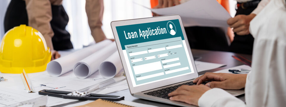 Online loan application form for brisk digital information collection on the internet network