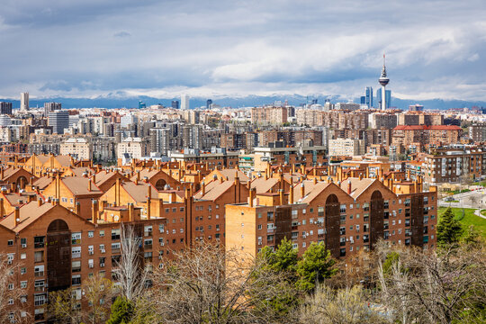 Madrid skyline