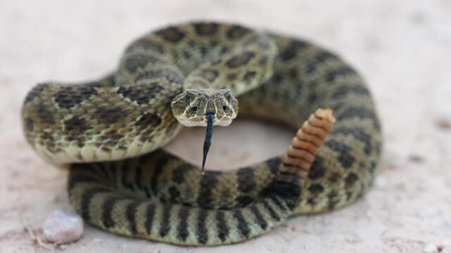 Prairie rattlesnake or Great Plains rattlesnake (Crotalus viridis) is a venomous pit viper species native to the western United States, southwestern Canada, and northern Mexico.