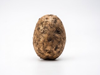 Fototapeta premium Raw Potato Isolated on White Background