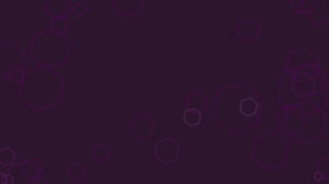 Abstract geometric hexagon particle motion background overlay design element