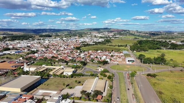 Vista a&eacute;rea do Bairro Planalto em Patos de Minas, Minas Gerais