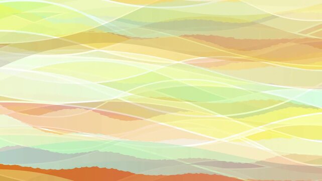 Abstract Flowing Layers of Soft Colors 4K