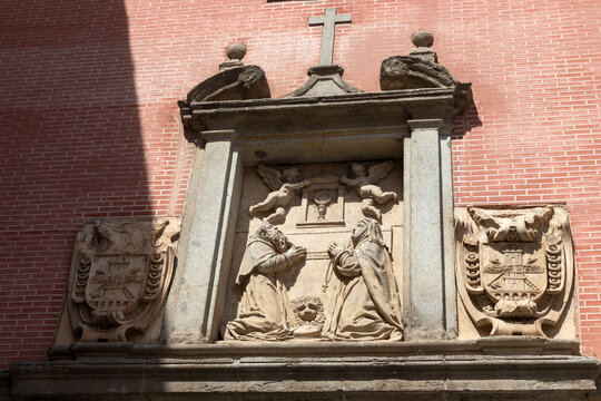 Relief of the facade of the Corpus Christi Monastery