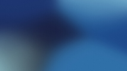 Fototapeta premium Blue and navy gradient blur background with soft glow and grain texture, abstract poster header wallpaper design