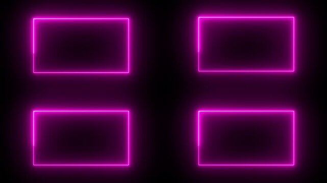 outro for gaming and video channels Youtube End screen animation. neon glowing end screen animation, glowing neon glowing light.