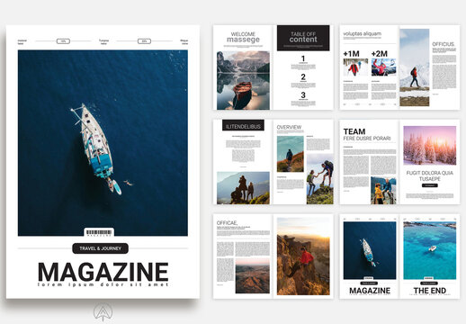 Minimal Magazine Layout