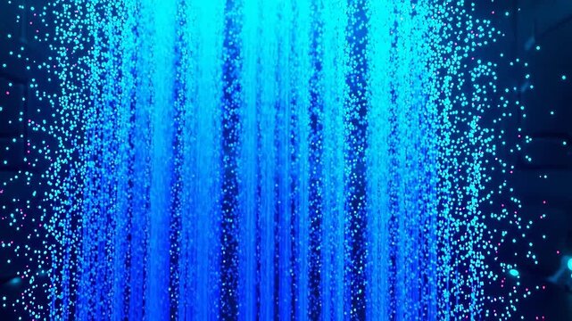 Digital Music Pulse: Particles Rising Through Frequency Waves