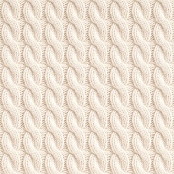 Cream Cable Knit Texture with Soft Natural Lighting for Cozy Backgrounds
