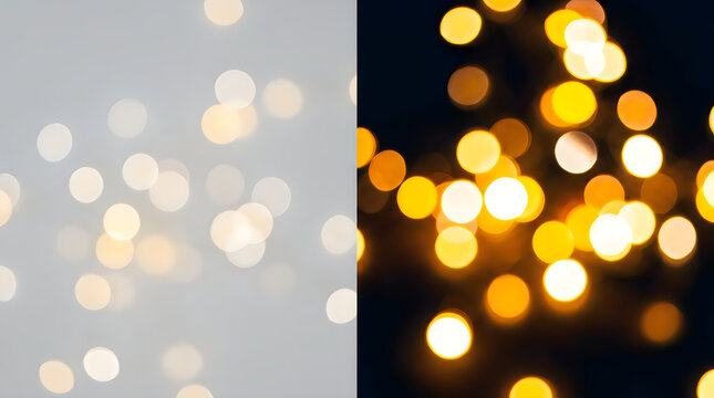 Colorful polka dot pattern with yellow and orange dots