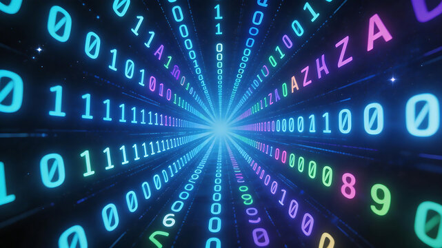 Digital binary code tunnel